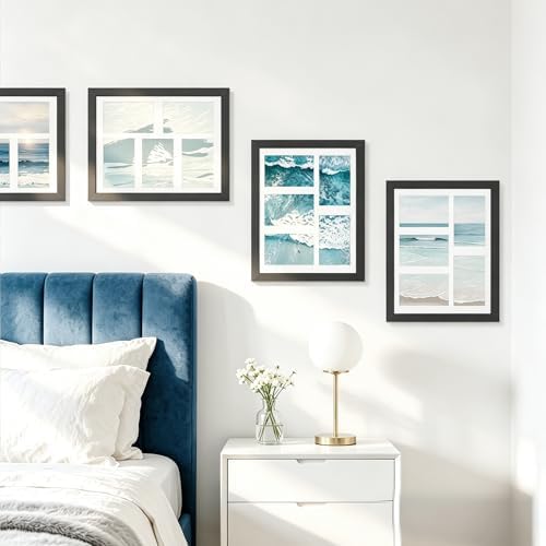 DUENPY 4 Pack 11x14 Collage Frame For 5 4x6 Photos Black - Image 2