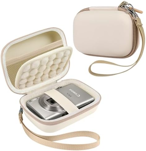 Leayjeen Small Camera Case for Canon PowerShot ELPH/IXUS - White by Leayjeen
