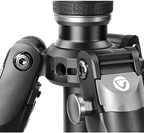 Vanguard VEO3T265HABP Aluminum Travel Tripod with Ball Head, Removeable Pan Handle, and Quick Shoe with Built-in Smartphone Holder - Image 6