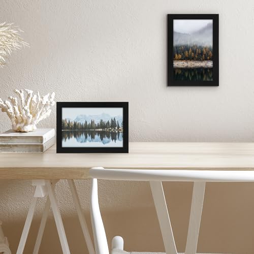 Americanflat 5.5x8.5 Picture Frame - Engineered Wood - Black - Image 4