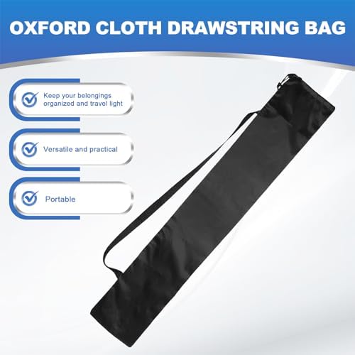 PATIKIL 49 x 9 Inch Tripod Carrying Case, 2 Pack Camera Tripod Carrying Bags Oxford Cloth Padded Bag for Camera Gear Mic Light Stand Sheet Music Photography Accessories, Black - Image 3