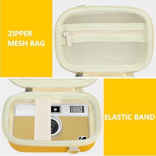 Leayjeen Hard EVA Case for KODAK EKTAR H35 H35N Film Camera - Yellow - Image 5