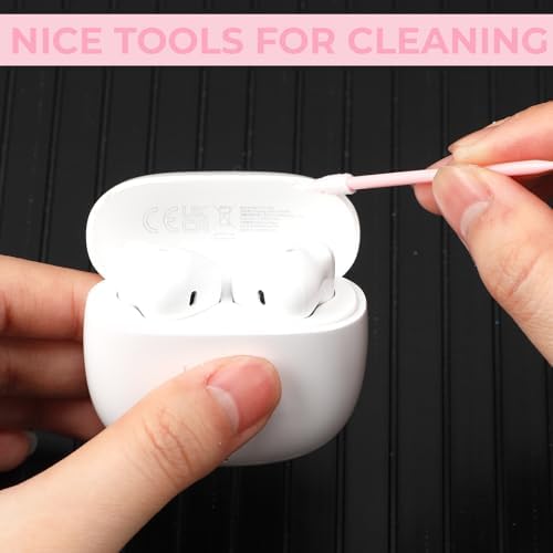 Chinco 200 Pcs Cleaning Swabs 2.56'' Sponge Tip Swabs Sticks Pink - Image 6