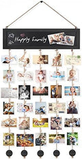 Bikoney Hanging Picture Frame Collage with Blackboard - Vintage Black by Bikoney