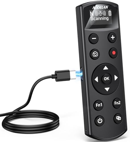 for Nikon Camera Wireless Remote Control, Rechargeable OLED Shutter Release by AODELAN