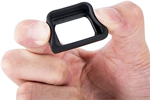 JJC 2-Pack FDA-EP10 Soft Viewfinder Eyecup Eyepiece Eye Cup & 2 Pack FA-SHC1M Hot Shoe Cover Cap for Sony A6300 A6100 A6000 Cameras - Image 3
