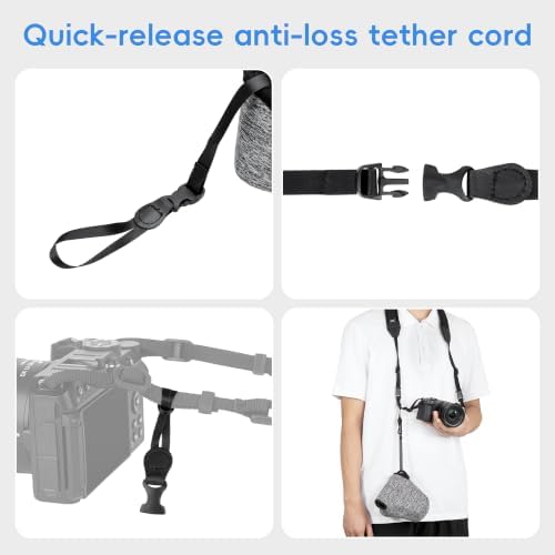 Neoprene Camera Case for Fuji X-T30 III+16-50mm A6400+18-55mm Lens - Image 3