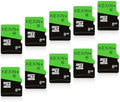 KEXIN 8GB Micro SD Cards Bulk with SD Adapter microSDHC Memory Card UHS-I C10 20Pack Micro SD Cards Multipack Full HD TF Card for Smartphone Tablet Dash Cam Drone 8G 20Pack by Home