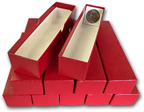 Guardhouse 9" Single Row Storage Box for 2" Paper and Plastic Coin Holders 10 Pack Red - Image 5