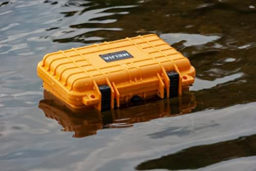 MEIJIA Portable All Weather Waterproof Protective Hard Case, Small Camera Case,Dry Case with Customizable Foam,Fit Use of Drones, Camera,Equipments, 11.65 ”x8.35”x3.78” - Image 5
