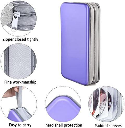 96‑Capacity Hard Plastic CD/DVD Binder for Car, Home & Travel - Image 2