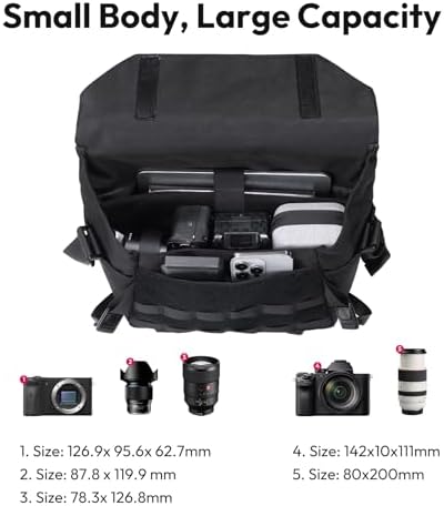 ULANZI BC08 Sling Camera Case 9L with Tripod Holder - Image 6