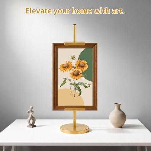 18''Adjustable Tabletop Easel Stand, Picture Easels for Display-Gold - Image 6