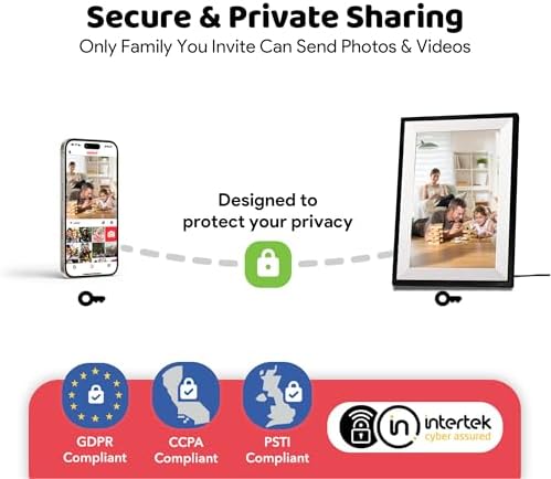 Frameo 10.1" WiFi Digital Picture Frame, Gift for Parents & Grandparents - Image 4