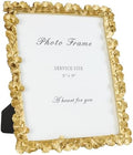 Cuspin 11x14 Picture Frame Gold Vintage Ornate Ginkgo Leaf Photo Frames by Cuspin