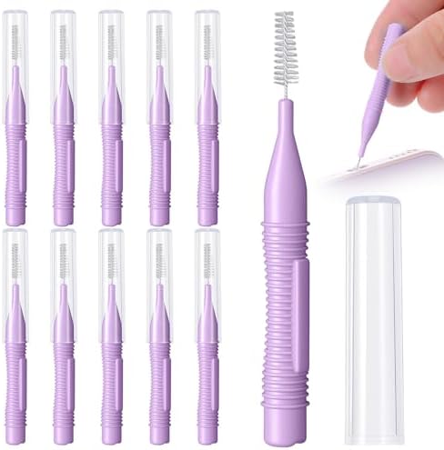 10 Pack Cell Phone Cleaning Kit, Nylon Brushes, Anti-Clogging Mini USB C Port Cleaning Tool Multifunctional Phone Speaker Cleaner for Speaker and Receiver Headphones Tablet Computer Camera by Unknown