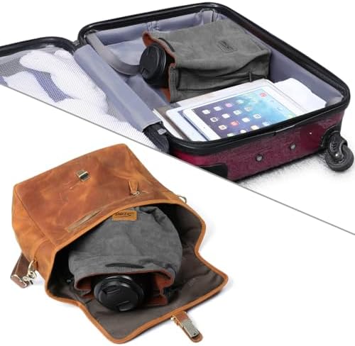 S-ZONE Soft Camera Bag DSLR Insert Handbag Drawstring Lens Case - Image 6