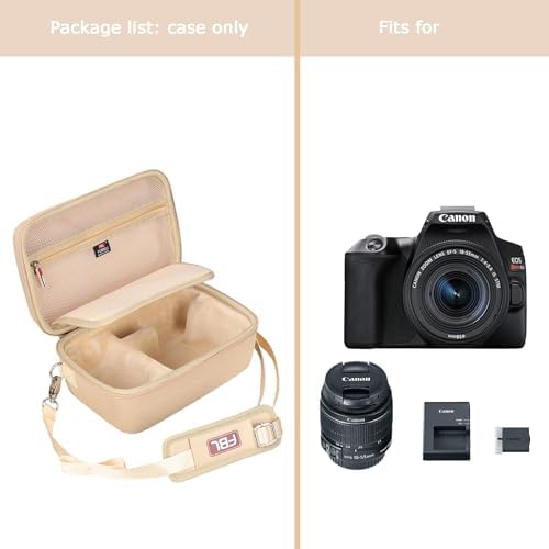 FBLFOBELI EVA Camera Case for Canon EOS Rebel T7/T8i/T5/R50/R100 - Image 7