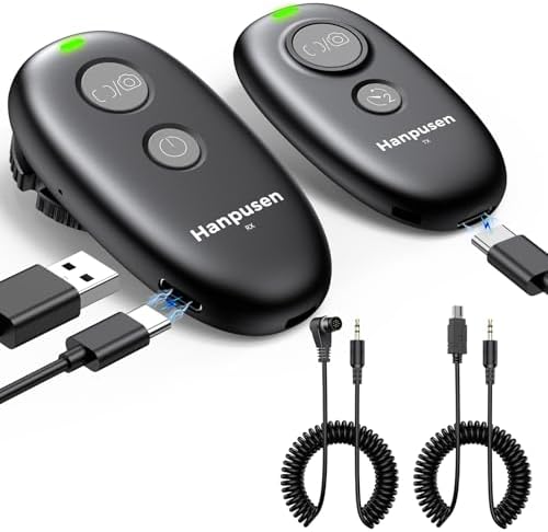 Rechargeable Wireless Camera Remote Control for Nikon Shutter Release by HANPUSEN
