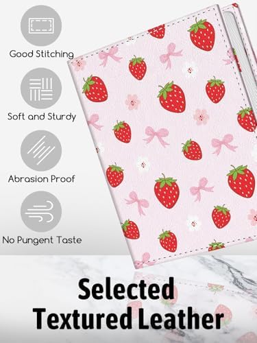 Photo Album 4x6, 56 Pockets Small Picture Book Strawberry Bow - Image 3
