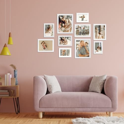 Giftgarden 6x8 Picture Frame White 6 x 8 Photo Frames Bulk for Wall or Tabletop Display, 12 Pack - Image 7