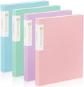 Sooez 4 Pack Binder with Plastic Sleeves 18Pocket, Displays 36 Pages 8.5x11 by Sooez