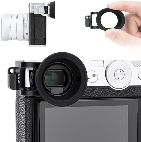 Extended GFX 100RF Eyecup Eyepiece Viewfinder for Fujifilm GFX100RF Eye Cup by Kiorafoto