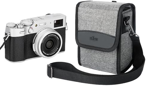 Travel Compact Camera Case for Fuji X100VI Leica D-Lux 8 Lumix L10 X-T30 II by KIWIFOTOS