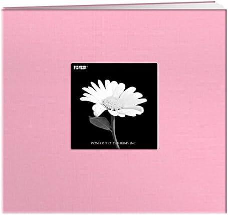 Pioneer 8 Inch by 8 Inch Postbound Frame Cover Memory Book, Dreamy Pink by PioneerPhotoAlbums