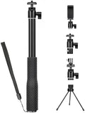 GEPULY 360°Underwater Selfie Stick Waterproof Handle for GoPro DJI Insta360 by GEPULY