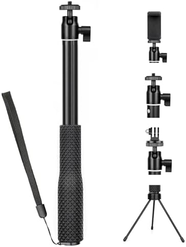GEPULY 360°Underwater Selfie Stick Waterproof Handle for GoPro DJI Insta360 by GEPULY