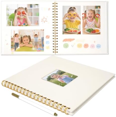 10x10 Spiral Self Adhesive Photo Album 40 Pages Beige by Remowith