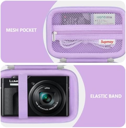 Camera Case for Panasonic LUMIX ZS99 / ZS300 Digital Camera, Purple - Image 4
