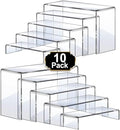 Aheroi Acrylic Risers Display Stands, Acrylic Stands for Display 10Pcs 2Set by Aheroi