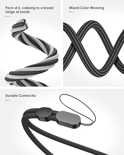 Avorast 6 Pack Cell Phone Camera Wrist Straps, Wrist Lanyards - Image 4