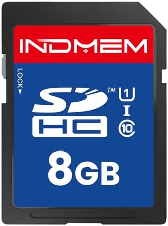 SD Card 8GB, 1 Pack UHS-I U1 Class 10 8G SDHC Flash Memory Card Compatible with Digital Camera, Computer, Trail Cameras by SINOBRIGHT
