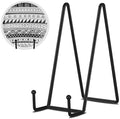 Decolore 8 Inch 3 Pack Black Metal Plate Holder Display Stands for Picture, Decorative Plate, Book, Photo Easel, Artistic Work by Decolore