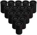 AKIRO Film Canisters with Caps 35 mm Empty Camera Reel Storage Containers Case Plastic Storage 15 Pack Black by AKIRO