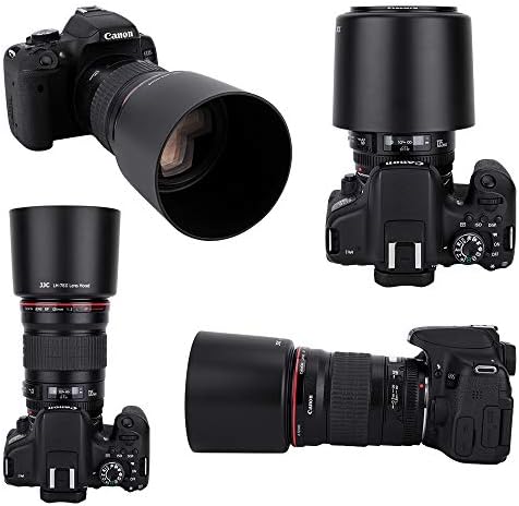 JJC Dedicated Reversible Lens Hood Shade Protector for Canon EF 135mm F2L USM & Canon EF 180mm F3.5L Macro USM Lens Replaces Canon ET-78II ET78II Lens Hood - Image 3