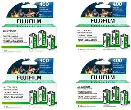 FUJIFILM 400 Color Negative Film | 3-Pack, 35mm, 36 Exposures by FUJIFILM