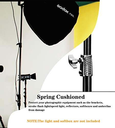 Godox 149 Inches Heavy Duty Aluminum Photography Light Tripod Stand for Aputure Ls60W 300D II Godox SL-60W SL-150II FV150 FV200 AD300PRO AD400PRO Studio Photography Lighting - Image 5