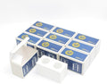 Boen 31.5mm Coin Flips 1000 Pcs 2x2 Cardboard Holders for Half Dollar by BoenCoinCollectionSupplies