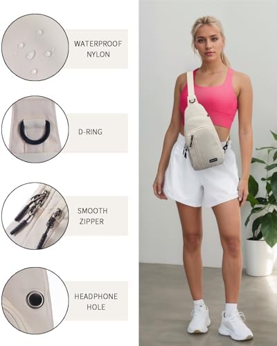 Seoky Rop Small Sling Bag Crossbody for Men Women One Strap Shoulder Cross Body Bag Sling Backpack for Travel - Image 6