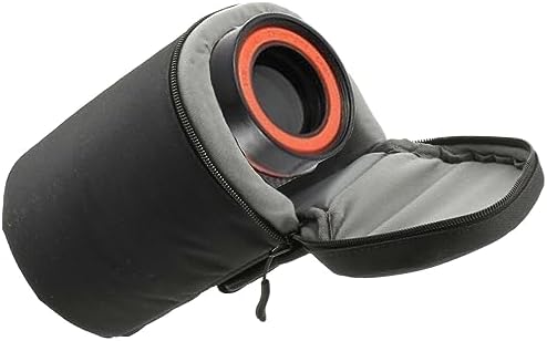 Navitech Black Water Resistant Camera Lens Protective Case Pouch - Compatible with Canon EF 8-15mm f/4L Fisheye USM Lens - Image 2