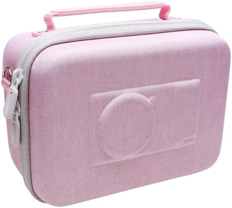Camera Case Compatible with Sony Alpha ZV-E10 / ZV-1F / ZV-1 / ZV-1 II Vlog Camera with Shoulder Strap by LTGEM, Fits Vlogger Accessory Kit Tripod and Microphone, Pink - Image 5