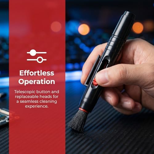 3 Pcs Lens Pen Brush Kit for Cleaning Camera Lenses and Screens Multifunction Lenspen for Photography Optics Screen and Lens Cleaning Tools for SLR and Other Devices - Image 3