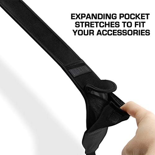 USA Gear TrueSHOT Camera Strap Neoprene Camera Straps - Padded Neck Strap, Pockets, and Quick Release Buckles - Compatible with Canon, Nikon, Sony and More DSLR and Mirrorless Cameras (Black) - Image 5