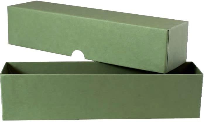 Guardhouse 8½" Single Row Storage Box for 2 x 2 Paper and Plastic Coin Holders in Dime Green by Guardhouse