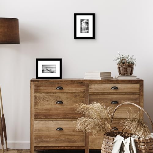 Americanflat 6x8 Picture Frame 2-Pack - Matted to 3x5 - Black - Image 5