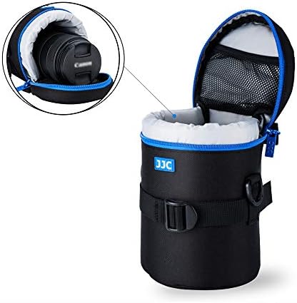 JJC Camera Lens Case Pouch, Padded Bag Fits Lens up to 3.9 x 6.5 (D x L) - Image 5